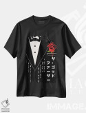 تیشرت مشکی طرح دار رئیس مافیا، هنر دیجیتال اثر فایو بای فایو کالکتیو | immage.ir