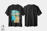 تیشرت مشکی طرح دار نیس، تایپوگرافی اثر ایدیااستورم استودیوز | فروشگاه ایماژ