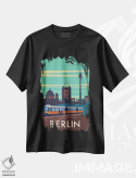 تیشرت مشکی طرح دار برلین، دکور معاصر اثر ایدیااستورم استودیوز | فروشگاه ایماژ