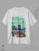 تیشرت سفید طرح دار برلین، دکور معاصر اثر ایدیااستورم استودیوز | immage.ir