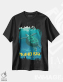 تیشرت مشکی طرح دار خلیج ماهو، دکور معاصر اثر ایدیااستورم استودیوز | فروشگاه ایماژ