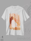 تیشرت سفید طرح دار نائومی، تزئینی اثر ایتس فانی هو | immage.ir