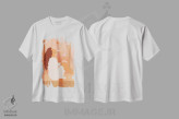 تیشرت سفید طرح دار نائومی، تزئینی اثر ایتس فانی هو | immage.ir