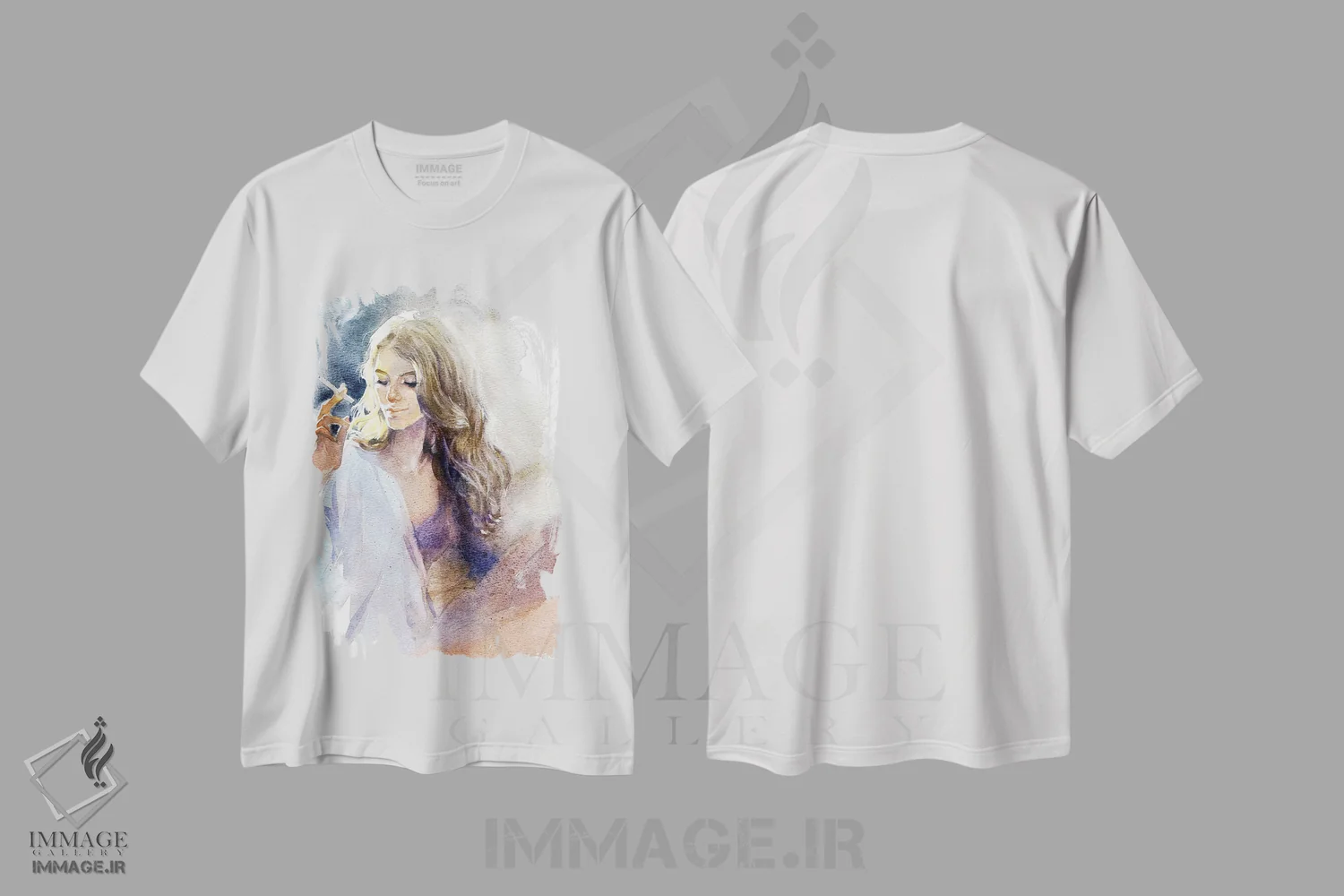 تیشرت سفید طرح دار خاطره، دکور معاصر اثر مارینا ایگناتووا | immage.ir