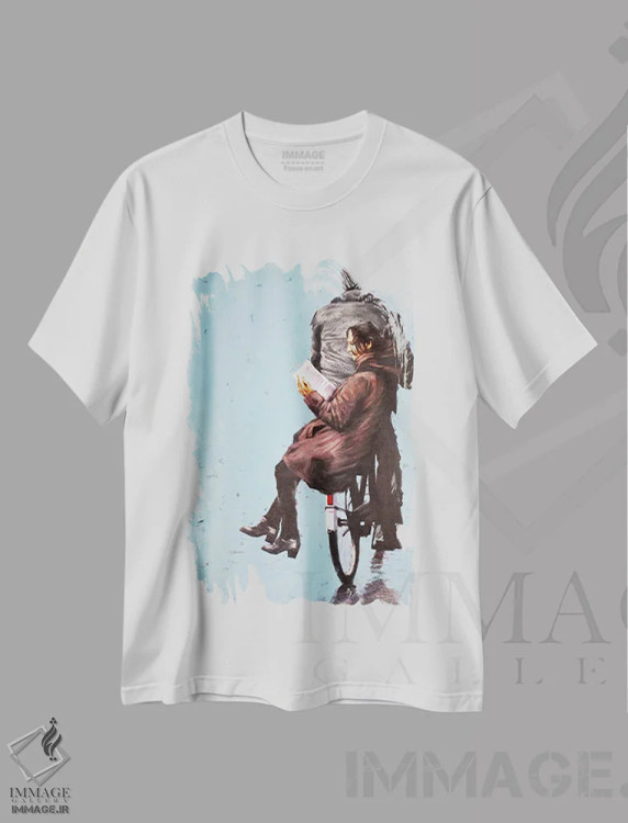 تیشرت سفید طرح دار دانش آموزان، دکور معاصر اثر ایگور شولمان | immage.ir