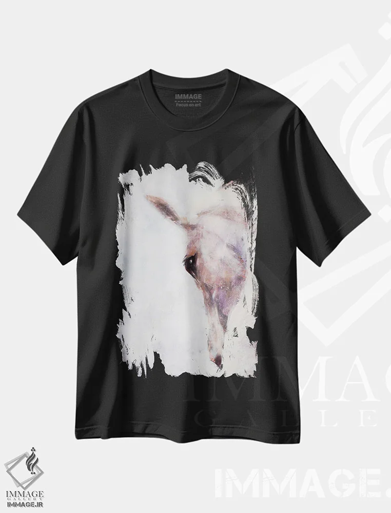 تیشرت مشکی طرح دار بوسفال، دکور معاصر اثر ایگور شولمان | immage.ir