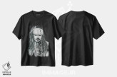 تیشرت مشکی طرح دار کاپیتان جک، هنر فاخر معاصر اثر اینکد آیکونز | فروشگاه ایماژ
