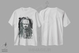 تیشرت سفید طرح دار کاپیتان جک، هنر فاخر معاصر اثر اینکد آیکونز | immage.ir