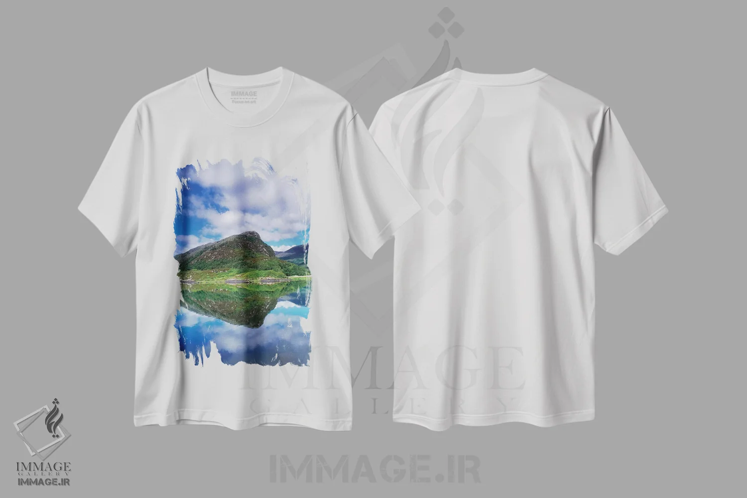 تیشرت سفید طرح دار آثار ایریش ایمیج کالکشن - immage.ir
