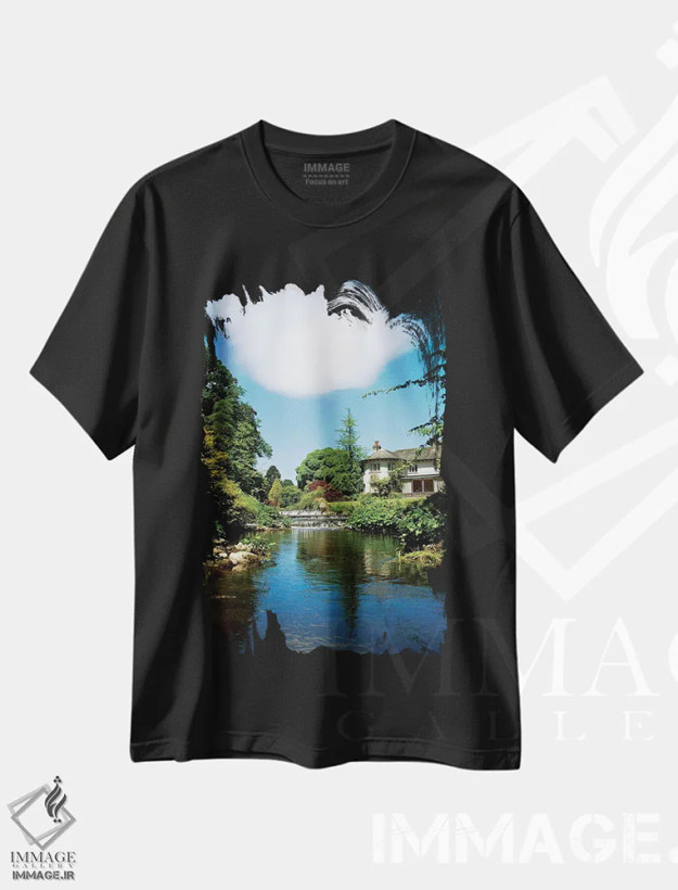 تیشرت مشکی طرح دار آثار ایریش ایمیج کالکشن - immage.ir