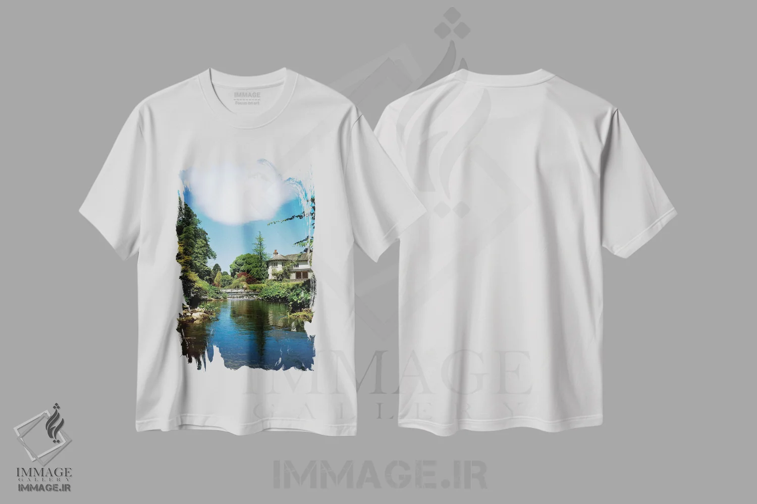 تیشرت سفید طرح دار آثار ایریش ایمیج کالکشن - فروشگاه ایماژ