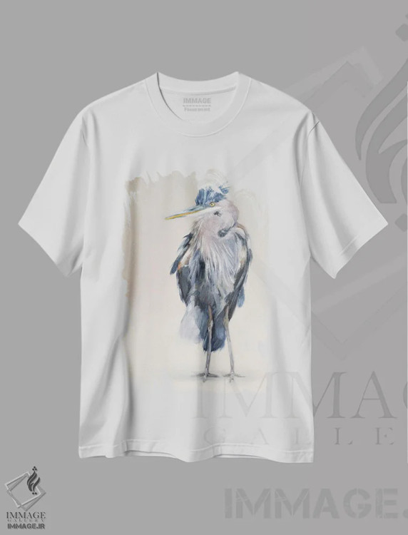 تیشرت سفید طرح دار ظرافت، دکور معاصر اثر ایرینا خورت | immage.ir