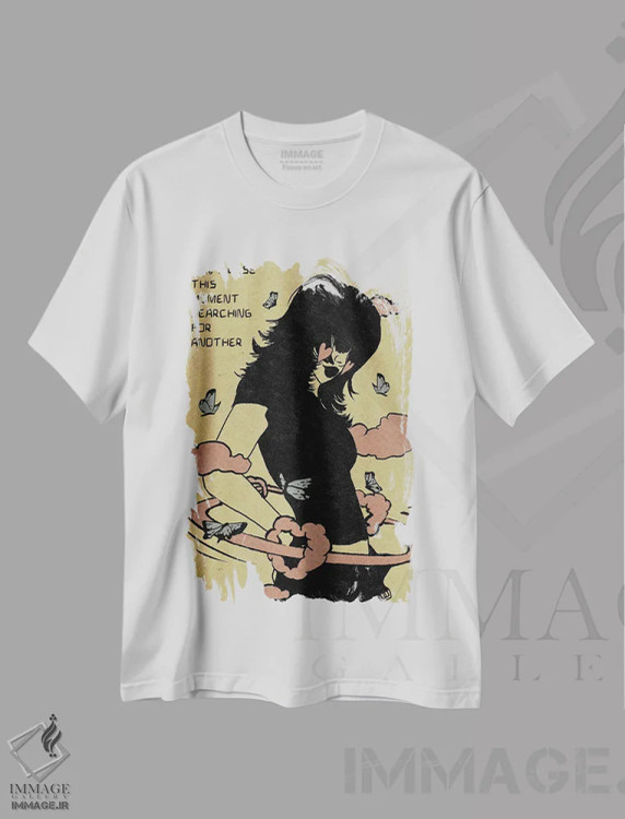 تیشرت سفید طرح دار آثار ایلو ناتیکا - immage.ir