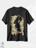 تیشرت مشکی طرح دار آثار ایلو ناتیکا - فروشگاه ایماژ