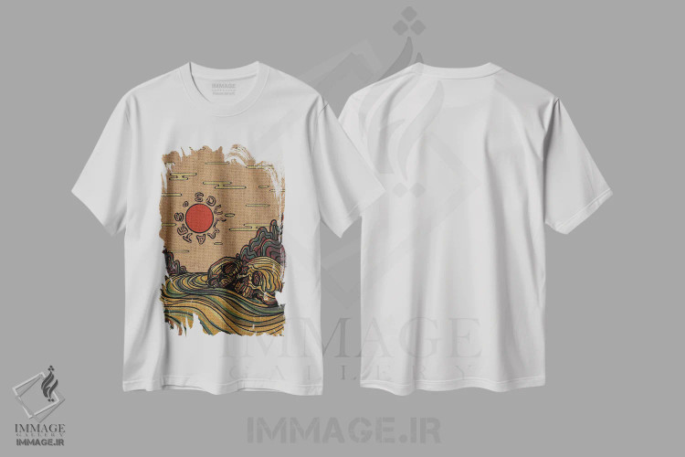 تیشرت سفید طرح دار هم روح ها، دکوراسیون جایگزین اثر ایلو ناتیکا | immage.ir