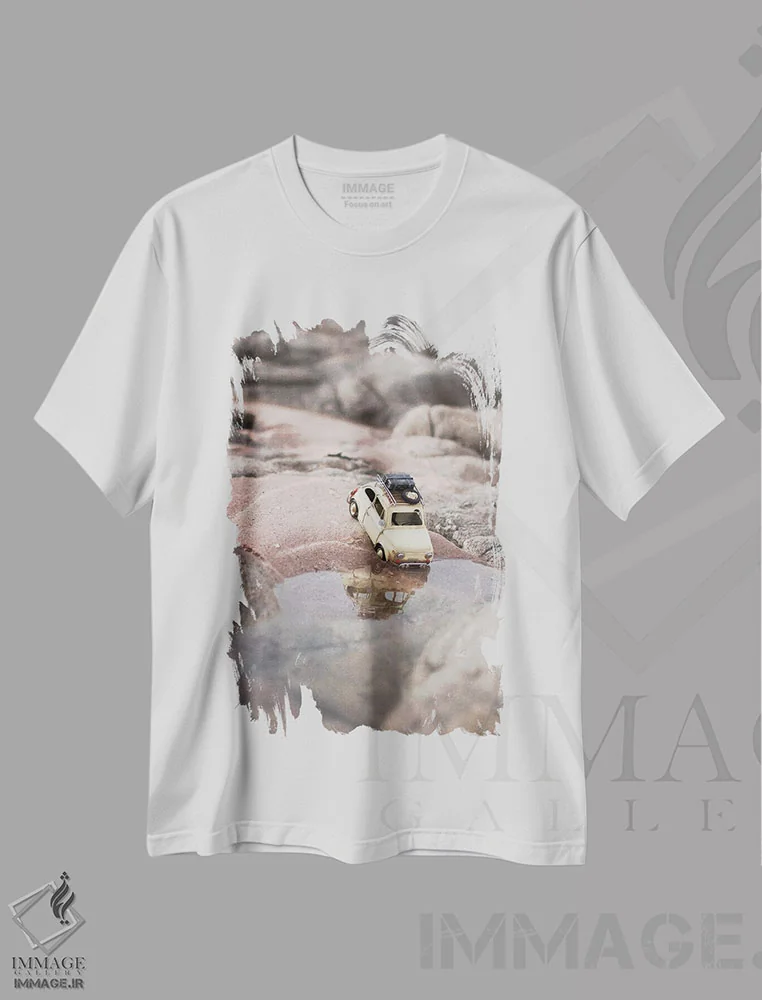 تیشرت سفید طرح دار ماجراجوی کوچک II، عکاسی ماکرو اثر اینگرید بدوز | immage.ir