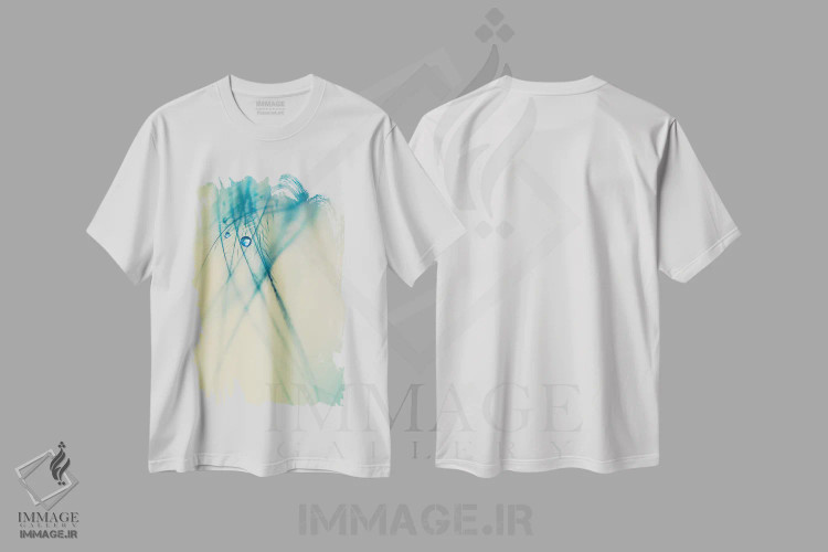 تیشرت سفید طرح دار اشک فرشته اثر اینگرید بدوز | immage.ir