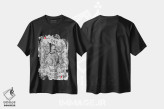 تیشرت مشکی طرح دار آثار این د فریم شاپ - immage.ir