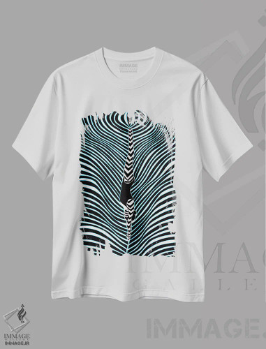 تیشرت سفید طرح دار غواصی I، دکور ساحلی اثر ابراهیم اونال | فروشگاه ایماژ