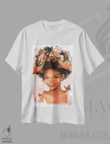 تیشرت سفید طرح دار گلخانه جادوگر، هنر دیجیتال اثر آیوی دولامور | فروشگاه ایماژ