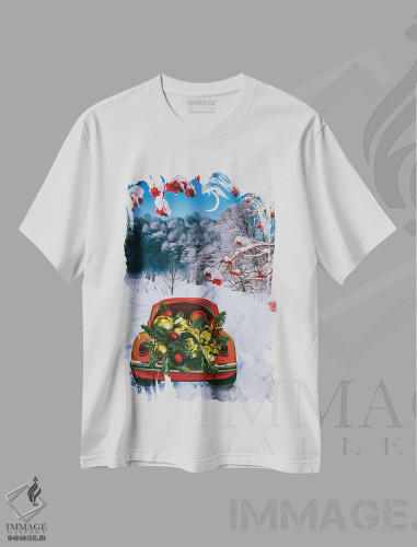 تیشرت سفید طرح دار آثار ایوجنیا بیدیوک - immage.ir