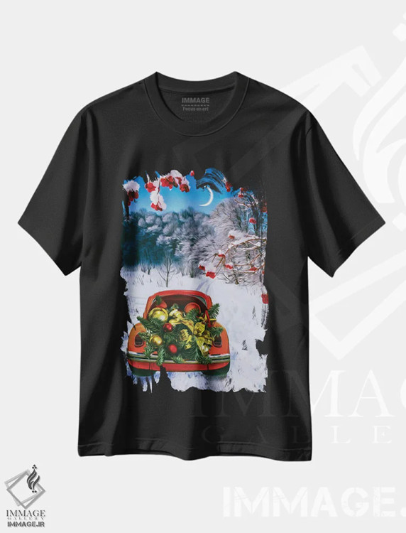 تیشرت مشکی طرح دار آثار ایوجنیا بیدیوک - فروشگاه ایماژ