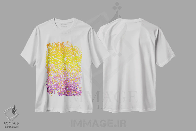 تیشرت سفید طرح دار عشق ۲ اثر ایرینا کاستسووا | فروشگاه ایماژ