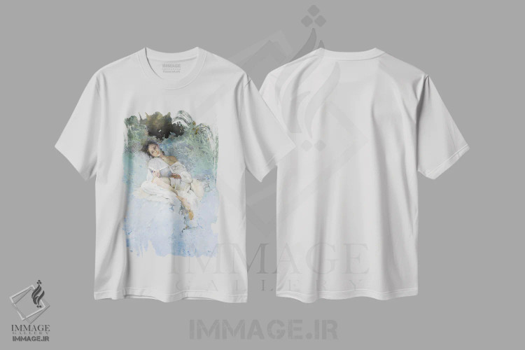 تیشرت سفید طرح دار خواندن، دکور معاصر اثر ایگور ژوک | immage.ir
