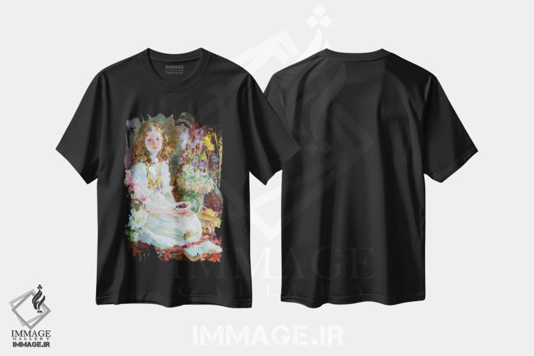 تیشرت مشکی طرح دار گیلاس، دکور معاصر اثر ایگور ژوک | immage.ir