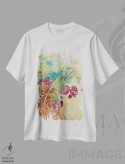 تیشرت سفید طرح دار تابستان ۳، آبستره اثر ایگور ژوک | immage.ir