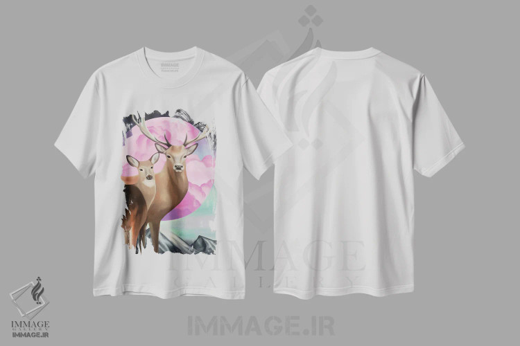 تیشرت سفید طرح دار آوردن جادو، دکور معاصر اثر ایلدزه اوس | فروشگاه ایماژ