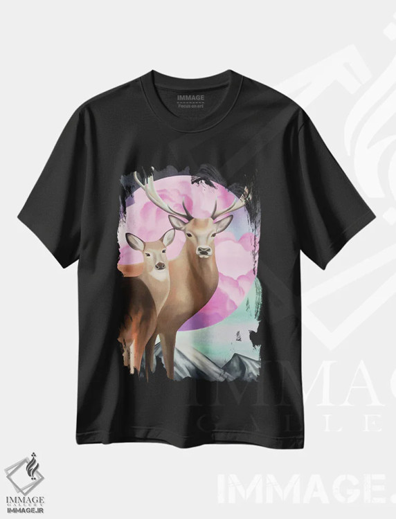 تیشرت مشکی طرح دار آوردن جادو، دکور معاصر اثر ایلدزه اوس | immage.ir