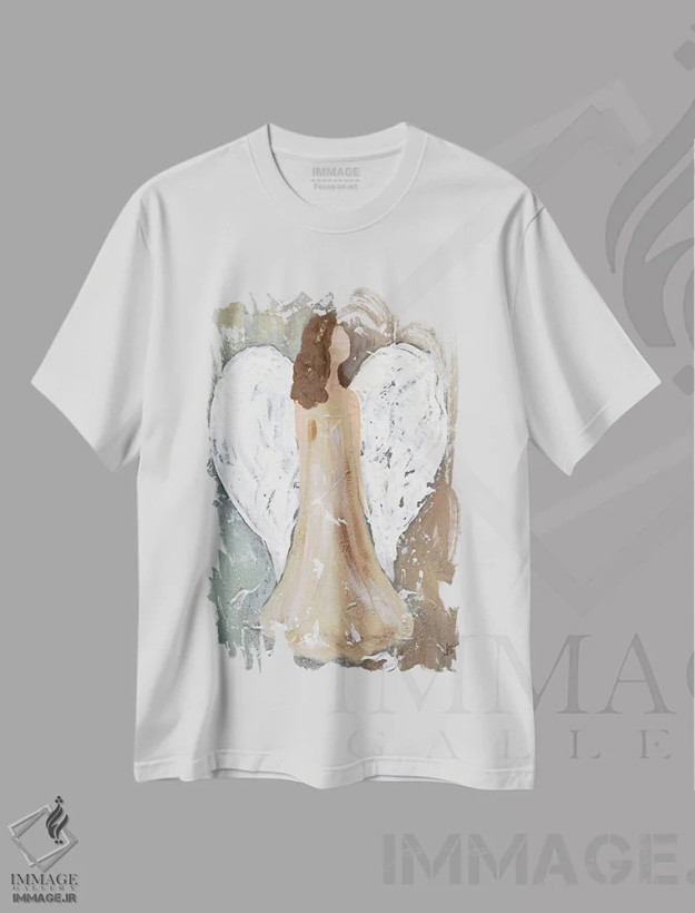 تیشرت سفید طرح دار پناهگاه امن II، دکور تعطیلات اثر جید رینولدز | فروشگاه ایماژ
