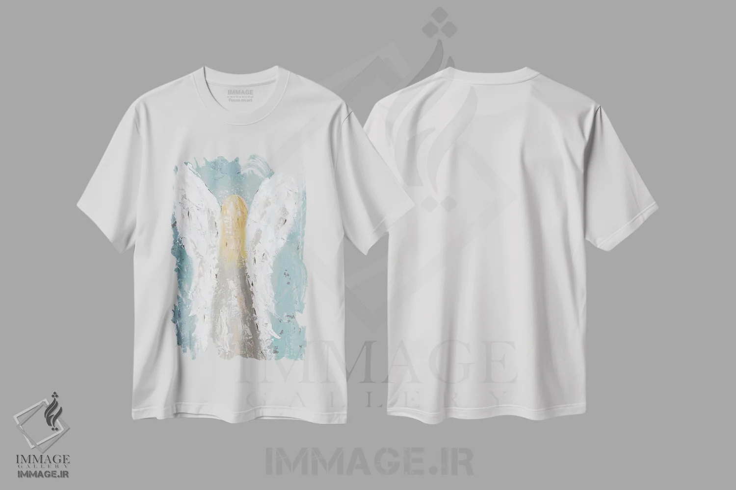تیشرت سفید طرح دار فرشته پری I، دکور تعطیلات اثر جید رینولدز | immage.ir