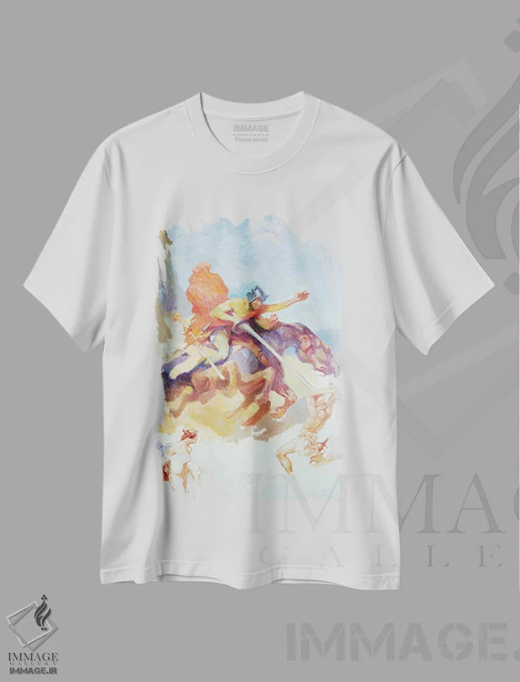 تیشرت سفید طرح دار Maid of Mars,ثوویا، دوشیزه مریخ، تزئینی اثر جی. آلن سنت جان | immage.ir