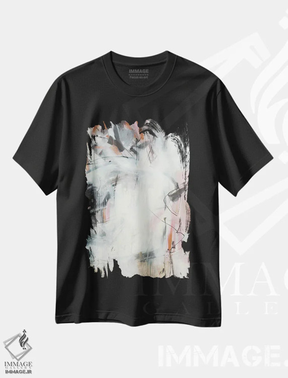 تیشرت مشکی طرح دار به سبک روز اثر لیز جاردین | immage.ir