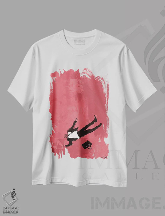 تیشرت سفید طرح دار مرگ یک فروشنده اثر جک آوتیسیان | فروشگاه ایماژ