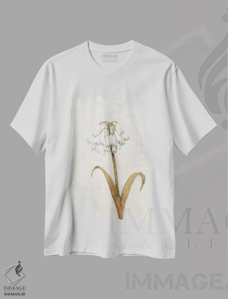 تیشرت سفید طرح دار تابستان درخشان شماره دو، دکور معاصر اثر جیمز وینس | فروشگاه ایماژ