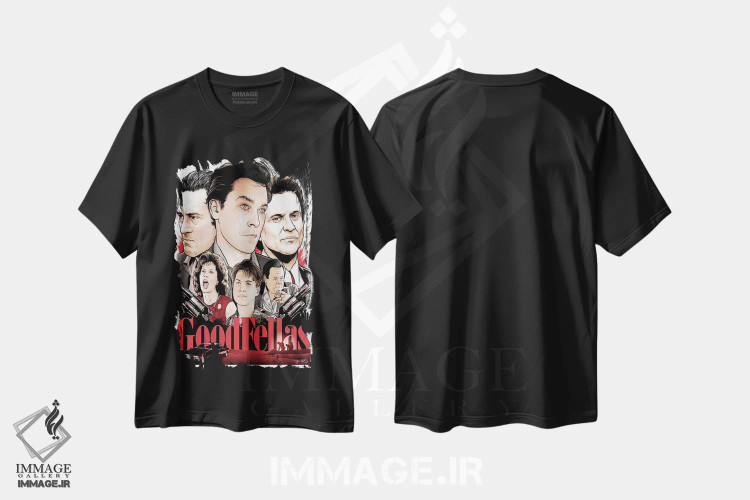 تیشرت مشکی طرح دار رفقای خوب، وینتیج و رترو اثر جاشوا بودیچ | immage.ir