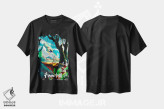 تیشرت مشکی طرح دار شاهزاده مونونوکه، انیمه اثر جاشوا بودیچ | فروشگاه ایماژ
