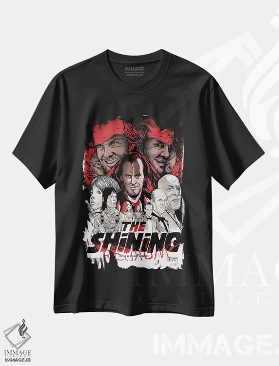 تیشرت مشکی طرح دار درخشش اثر جاشوا بودیچ | immage.ir