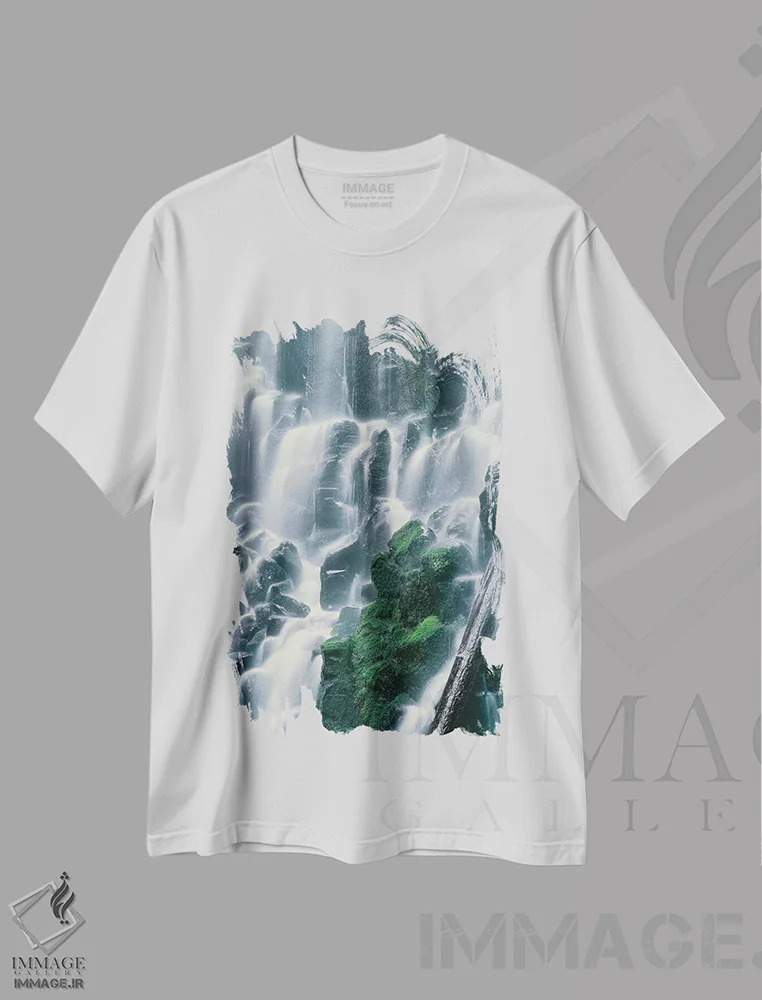 تیشرت سفید طرح دار آثار جان بارگر - فروشگاه ایماژ