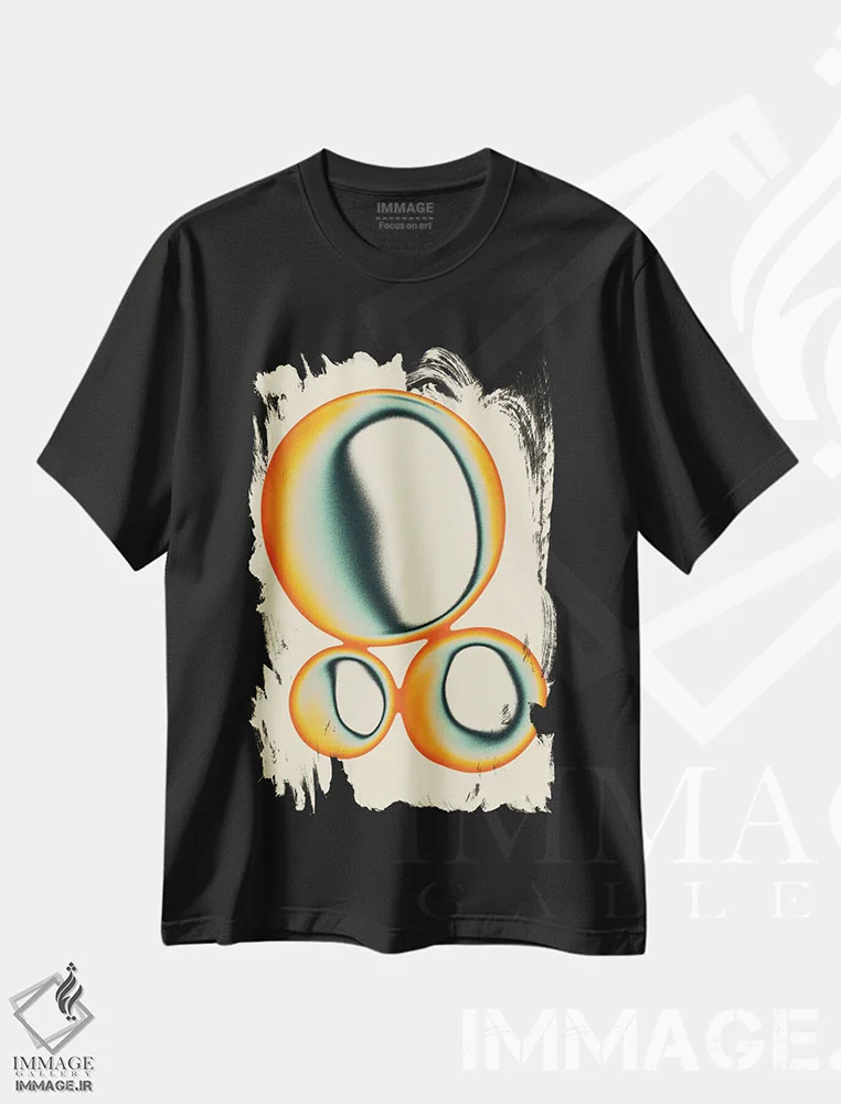 تیشرت مشکی طرح دار اکتوپلاسم XXV اثر جازبری بلو | immage.ir
