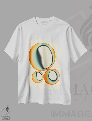 تیشرت سفید طرح دار اکتوپلاسم XXV اثر جازبری بلو | فروشگاه ایماژ