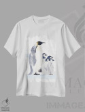 تیشرت سفید طرح دار پنگوئن های امپراتور I، مدیوم اثر جیکوب گرین | immage.ir