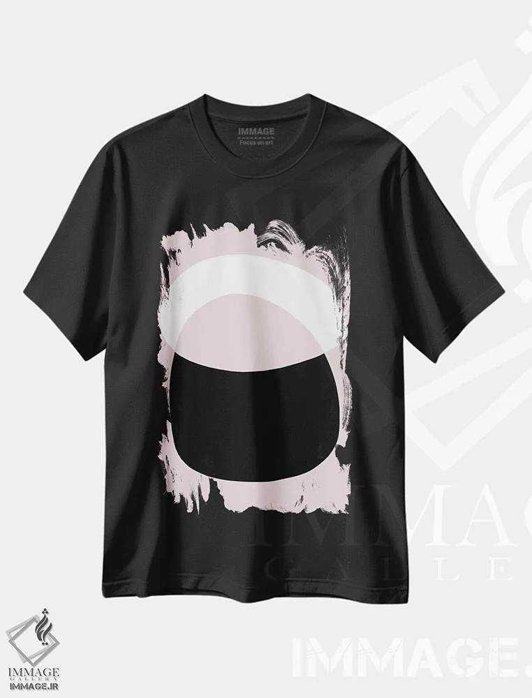 تیشرت مشکی طرح دار دروازه رز IV اثر جیکوب گرین | immage.ir