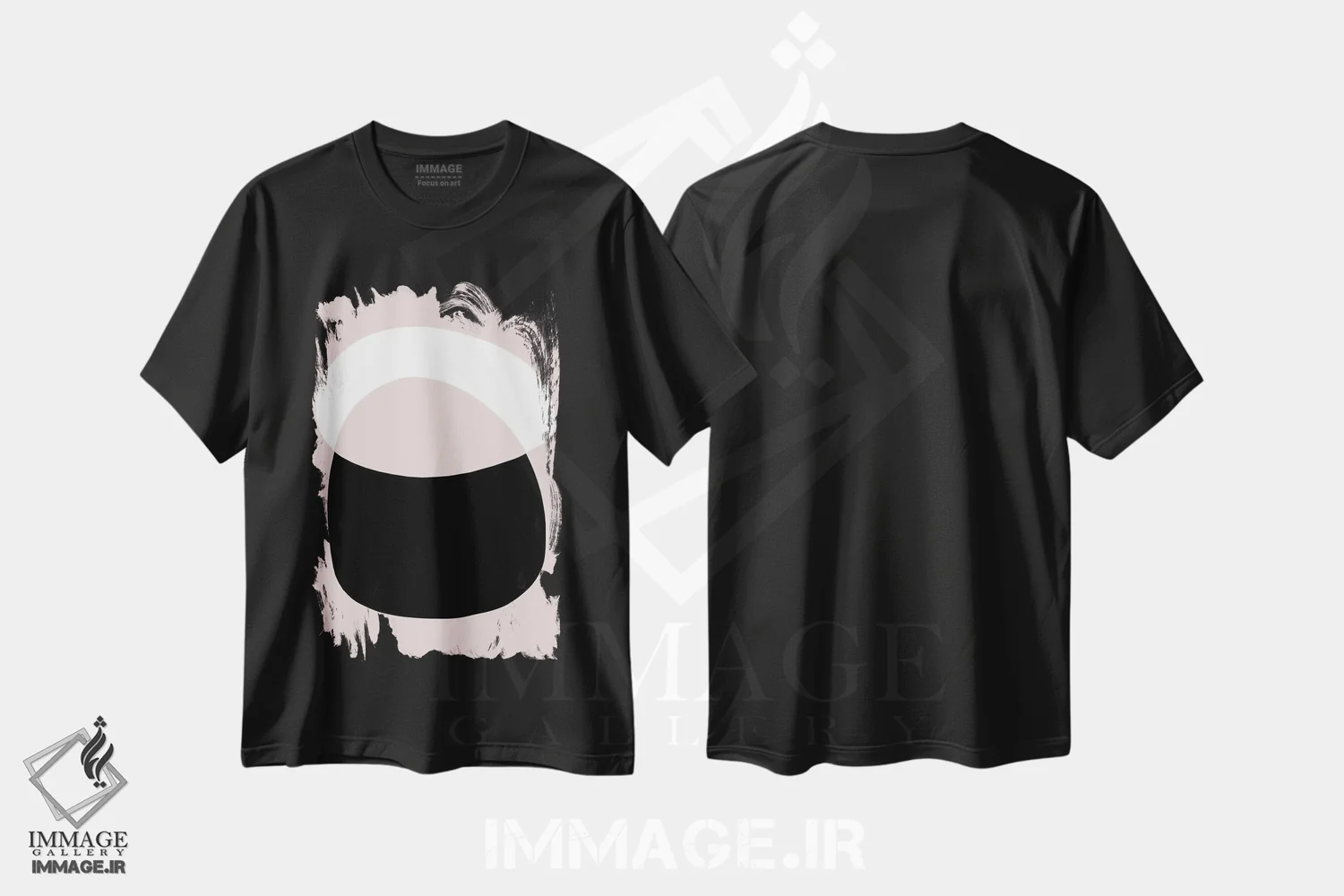 تیشرت مشکی طرح دار دروازه رز IV اثر جیکوب گرین | immage.ir