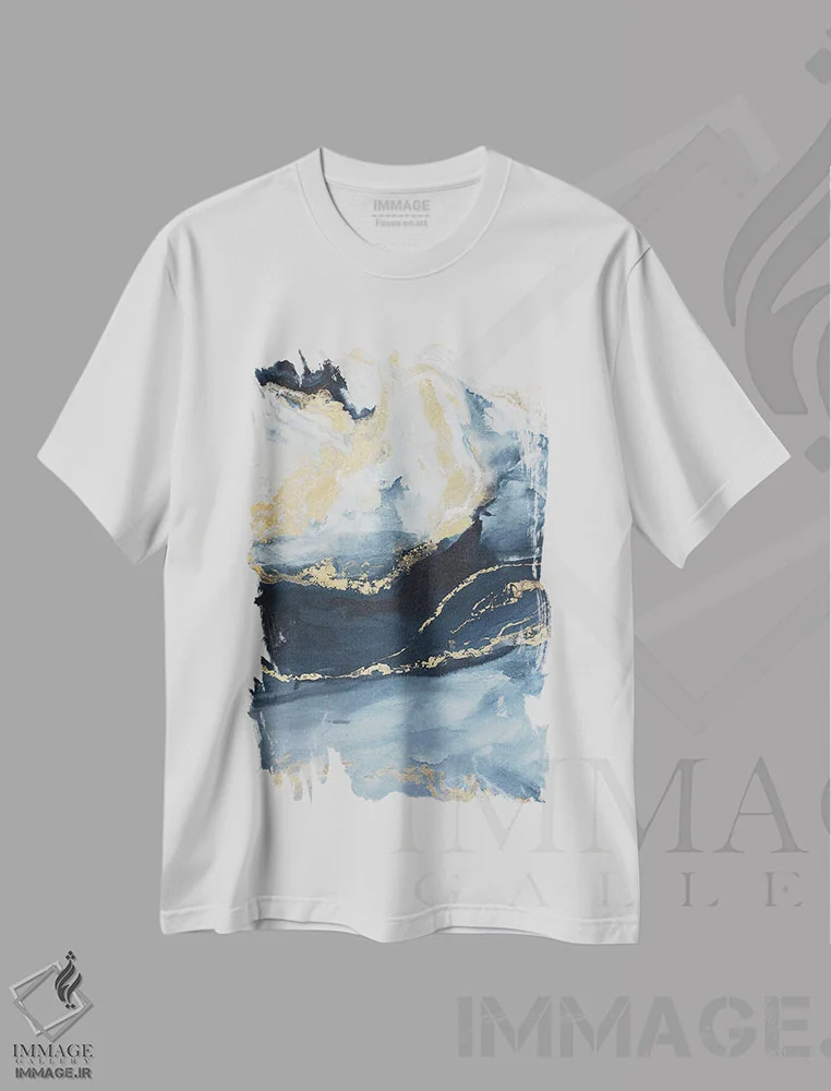 تیشرت سفید طرح دار اتحاد II اثر جولیا کونتاسسی | immage.ir