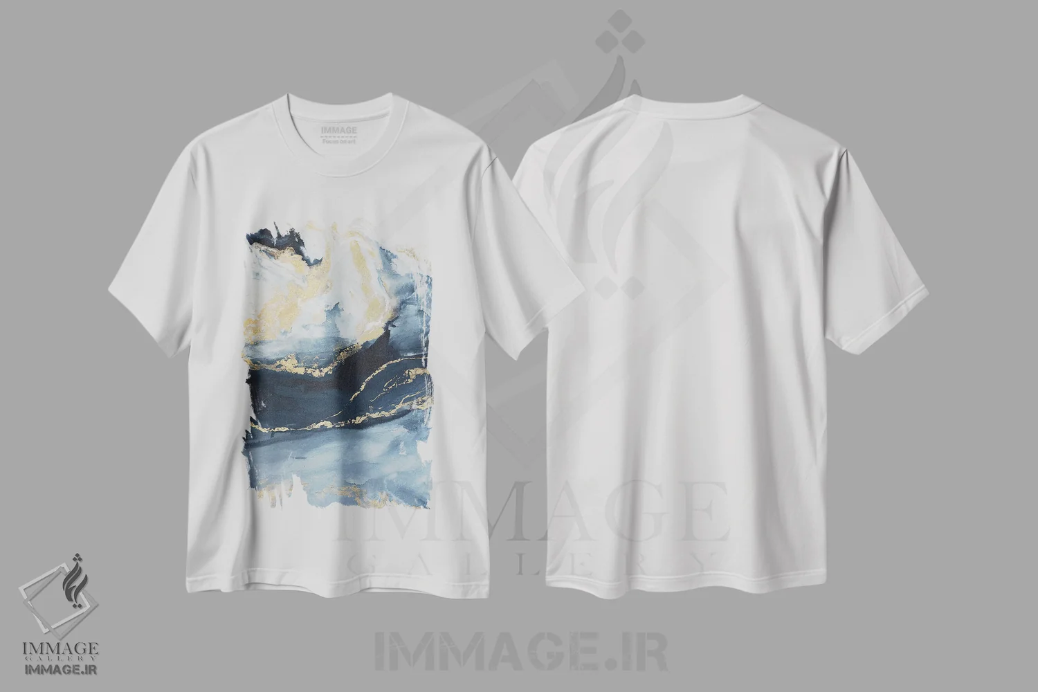 تیشرت سفید طرح دار اتحاد II اثر جولیا کونتاسسی | immage.ir