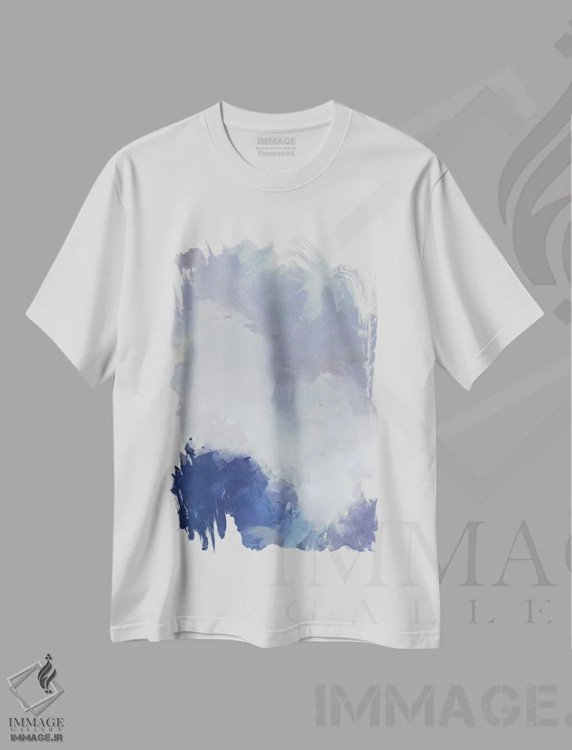 تیشرت سفید طرح دار گرد آلوچه شکری I اثر جولیا کونتاسسی | فروشگاه ایماژ